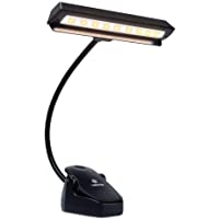 Los mejores  - Profesional Musician 3000K-6000K Super Brillante 19 LED Music Stand Light Clip On Orquesta Piano Luces 9 Niveles…